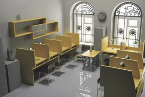 Дизайн интерьера эмальерной мастерской.