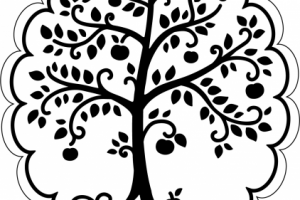 Пряничная доска "Яблоня"