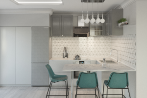 Дизайн кухни+визуализация