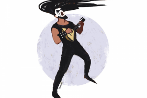 Парень с балалайкой