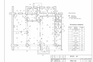 Новый план проектируемой квартиры