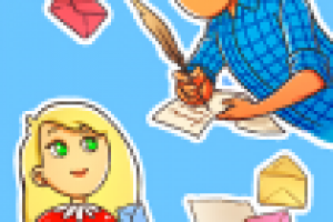 Рекламный баннер для магазина канцелярии