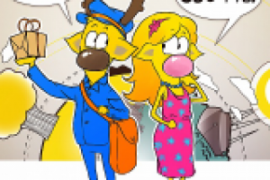 Рекламный баннер для магазина канцелярии