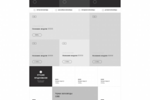 Прототип адаптивного дизайна для интернет-магазина велосипедов 1