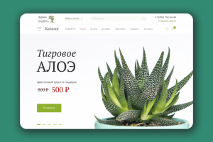 Интернет магазин для садового супермаркета