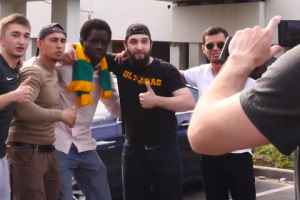 Первое общение с болельщиками Анжи. Дикая Дивизия