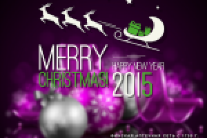 Новогодняя открытка Yliopiston Apteekki 2015