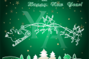 Новогодняя открытка Yliopiston Apteekki 2014