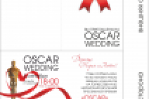 Свадебные приглашения в стиле "Оскар"