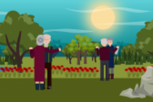 Отрисовка сцен и персонажей для анимации