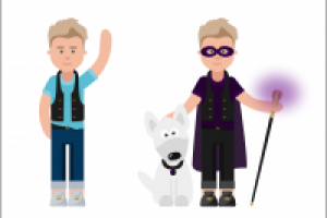 Персонаж Коли Коробова для мультклипа