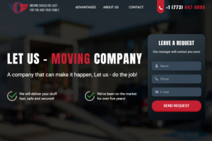 Верстка "Moving"