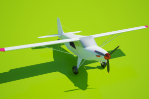 3Д-модель самолета