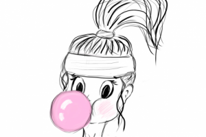 Скетч девочки