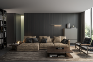 Визуализация интерьера по референсу