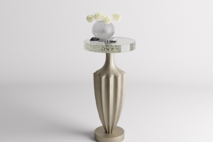 3D модель столика и вазы