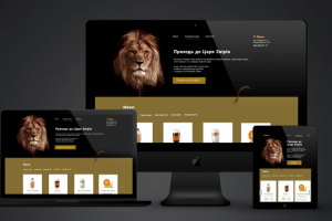 Дизайн сайта-визитки для кофейни