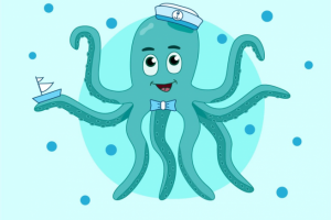 Иллюстратор - Осьминог
