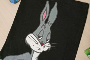 Роспись шоппера акрилом