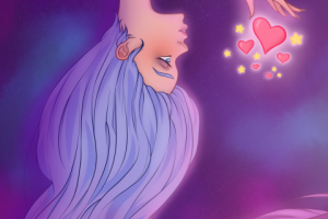 Арт в подарок художнице