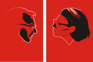 Семейный портрет на футболки, кружки, открытки