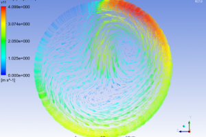 Моделирование гидродинамики и теплообмена в трубной системе
