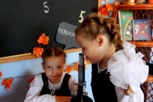 микроскоп в школе