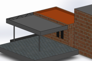 Навесы для парковок авто к дому