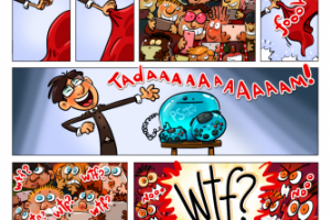 Пример мини-комикса