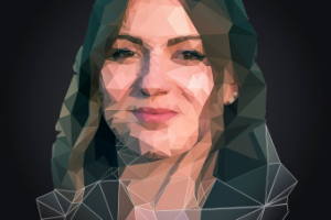 Полигональный портрет.