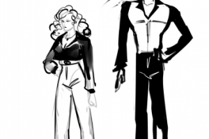 вариации костюмов для персонажей