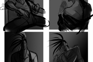 концепты к полноценным иллюстрациям