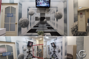 Роспись стены в стоматологии