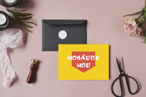 Айдентика для хостела "Дом ходуном"