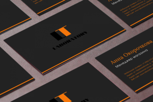 Визитка "LABORATORY"