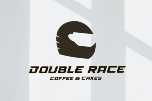 Логотип для кофейни Double Race