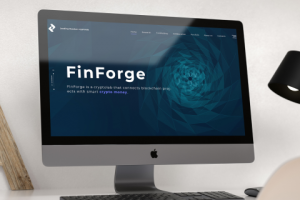 Корпоративный сайт для криптолаборатории FinForge