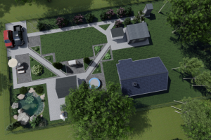 Визуализация. Ландшафтный дизайн.