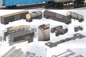 Масштабные модели вагонов Крюковского ВСЗ