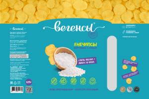 Пачка чипсов с прозрачным окном