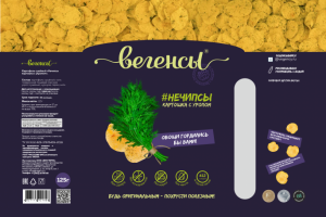 Пачка чипсов с прозрачным окном