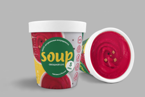 Дизайн упаковки супов быстрого приготовления, Борщ