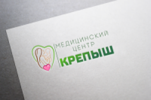 логотип детской клиники Крепыш