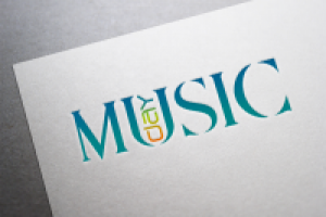 логотип музикального магазина