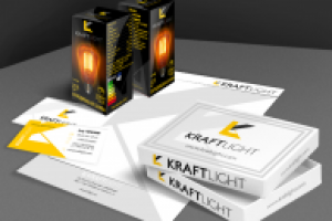 Разработка логотипа и фс для производителя светодиодных ламп