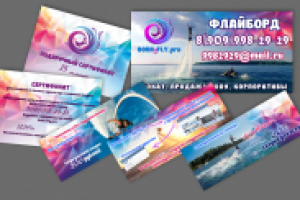 Разработка логотипа и фс для флайбординга