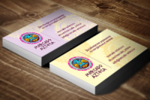 визитка магазина украшений из натур. камней