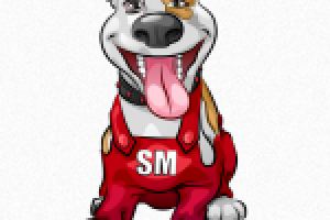 Отрисовка персонажа пес Спайк