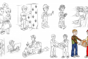 серия картинок для видеоролика