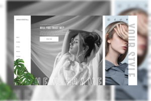 Дизайн Landing Page для фотографа
